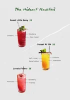 Drinks Menu