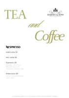 Drinks Menu