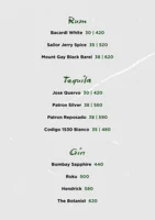 Drinks Menu