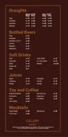 Drinks Menu