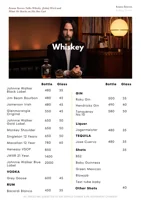 Drinks Menu